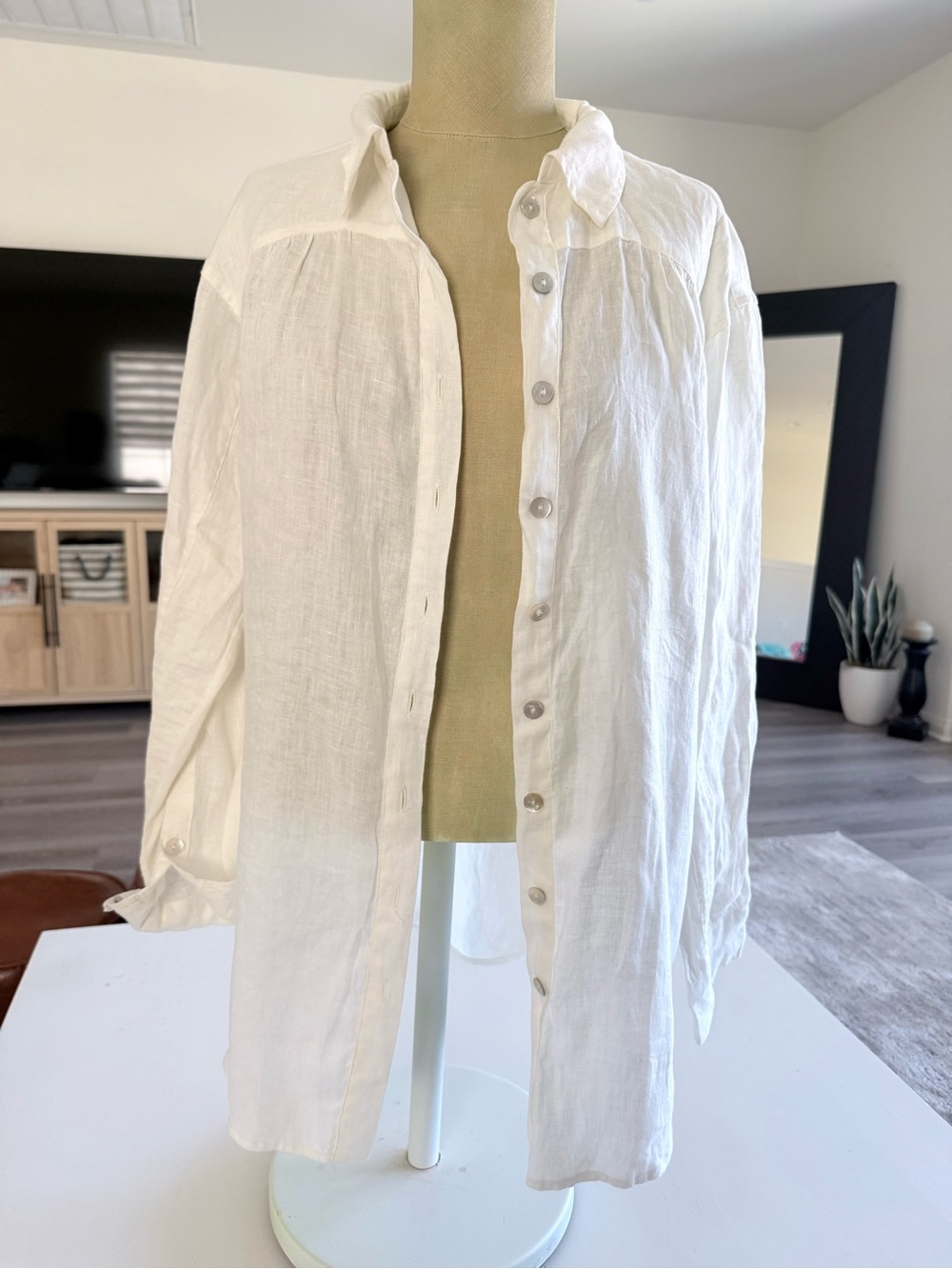 Spell & The Gypsy Collective blouse 100% linen button down Shirt cover up top